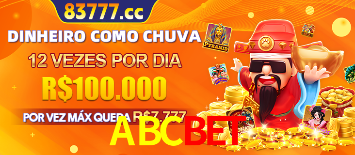 Banner do programa de recompensas Recomende para amigos do ABCBET, detalhando os bônus por convidar amigos, com prêmios que chegam a R$288.888.